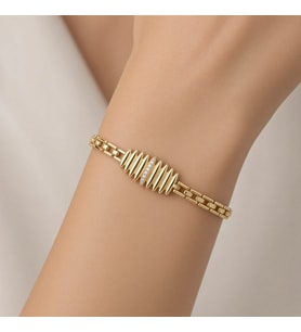 STİL İNCİSİ/XUPING JEWELRY KABURGA ZİRKON TAŞLI BİLEKLİK