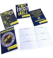 8X13 FENERBAHÇE BLOKNOT TEL DİKİŞLİ KARTON KAPAK  68'Lİ STAND