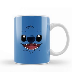 Cute Stitch Kupa Bardak Porselen