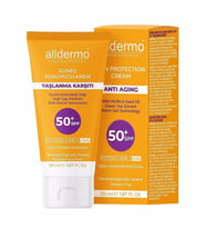 ALLDERMO SPF 50 ANTİ AGİNG YAŞLANMA KARŞITI GÜNEŞ KORUYUCU KREM 50 ML