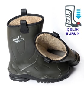 Mey İthalat® Pollyboot Power Rigger Çizme Çelik Burunlu 46 Numara