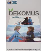 DEKOMUS İLE YENİ SEZON LİSANSLI ELSA 2'Lİ BESLENME ÖRTÜSÜ