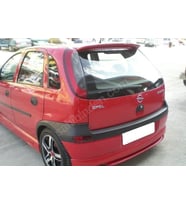 Opel Corsa Uyumlu C Spoiler + Spoon (Fiber) (Renksiz)