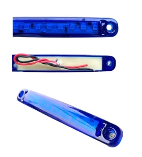 9 LEDLİ PARMAK LED MAVİ 1 ADET