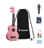 Donner DUS-10k Soprano Ukulele Başlangıç Seti