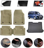 Fiat Doblo 1 2000-2009 Uyumlu Paspas Araca Özel Bagaj Havuzu MBS Bej