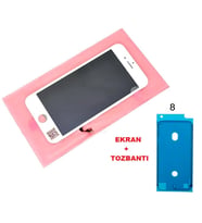 Tkgz İPhone 8 Uyumlu Lcd Ekran dokunmatik (+TOZBANTI LW Marka) BEYAZ