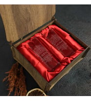 Vintage Arma Tasarımlı Kişiye Özel 2'li Rakı Kadehi Seti