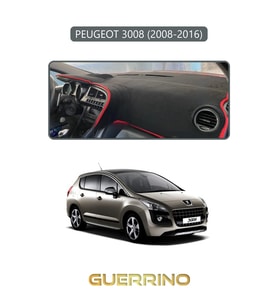 PEUGEOT 3008 (2008-2016)TORPİDO KORUMA HALISI GRİ KENAR