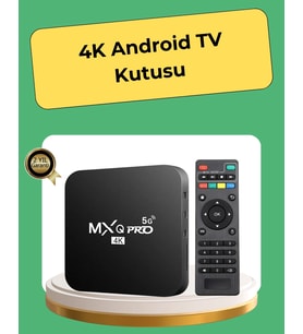 4K Hd Tv Box – 2Gb Ram, 16Gb Hafıza, Android Akıllı Medya Oynatıcı