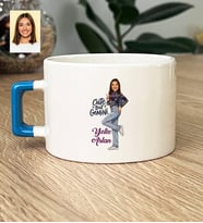 Kişiye Özel Karikatürlü Cute But Gemini İkizler Burcu Lüks Fincan Doğum Günü Hediyesi