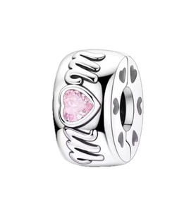 Mom Yazılı Klips Charm