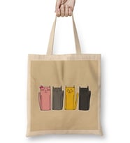 Cat Lover Gifts For Women MEN Bez Çanta Uzun Saplı