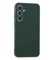 Galaxy A55 5G Kılıf First Silikon - Koyu Yeşil