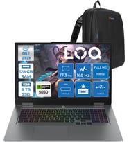 Lenovo Loq 17IRX10 Intel Core I7 13650HX 128GB Ddr5 8tb SSD RTX5050 8gb 115W Freedos 17.3 Inç Fhd (1920X1080) IPS 300NITS 165HZ %100 Srgb Taşınabilir Bilgisayar W83JH006CTRF54 + Zetta Çanta