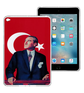 Apple Ipad Mini 4 Baskılı Silikon Kılıf BK-1