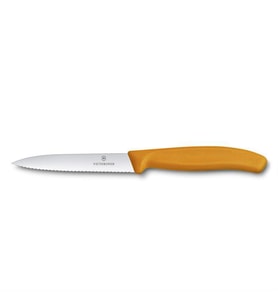 Victorinox SwissClassic 10cm Soyma Bıçağı Turuncu 6.7736.L9