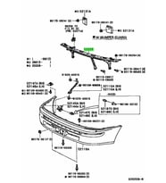 1993-1998 Toyota Corolla Ae101 Ön Tampon Demiri (Eagle Body) (Adet) (Oem No:5202912010)