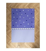 MEKTA HOME BEBEK VE ÇOCUK ODASI Yıldızlı ve Halat Desenli Halı