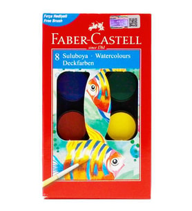 Faber Castell Suluboya 8 Renk