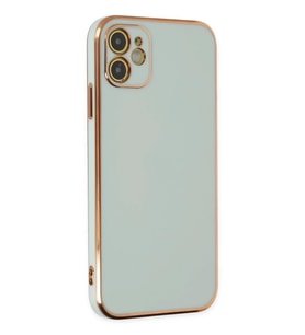 Newface Apple iPhone 12 Kılıf Volet Silikon - Açık Yeşil