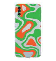 Samsung Galaxy A30s  Kamera Korumalı  Kapak Renkli Desen Tasarımlı  Şeffaf Kılıf