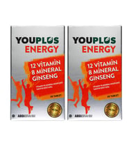 Youplus Energy Vitamin ve Mineral Kompleksi 2 x 30 Tablet