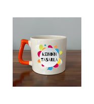 Kendin Tasarla Turuncu Kulplu D Kupa