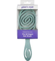 Glide'n Style Pro 3D Oval Saç Fırçası Vegan Malzeme ile Tüm Saç Tipleri için 3 B