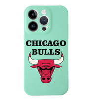 Apple iPhone 14 Pro Max  Lansman Kılıf Chicago Bulls  Tasarımlı Altı Kapalı İçi Kadife Kaplı  Kapak (Şeffaf)