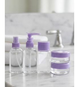 Seyahat İçin 5’li Şeffaf Kozmetik Şişe Seti 30 ml