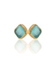 Kadir Jewellery 22 Ayar Altın Kaplama Kadın Minimal Küpe -El İşçiliği Ve Hipoalerjenik Küpe