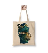 Totoro Anime Miyazaki Stusio Ghibli Mei Satsuki Bez Çanta (Beyaz)