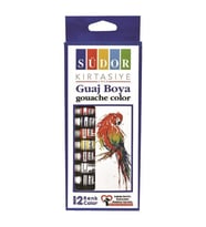Südor Guaj Boya Seti 12 Renk 8,5 ML SD575 Ücretsiz Kargo