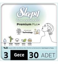 Bio Natural Premium Plus Mega Gece Ped 30 Adet