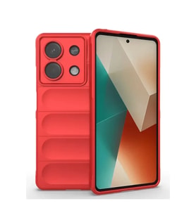 Poco X6 Kılıf Optimum Silikon - Kırmızı