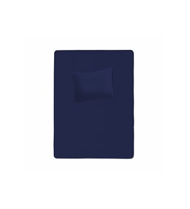 %100 Pamuklu Bebek Aparalı Çarşaf 115x150 + Bebek Yastık Kılıfı 35x45