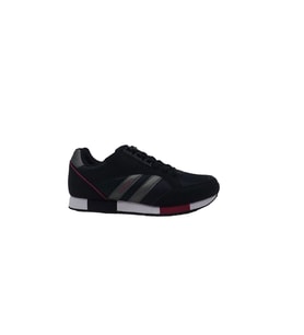 Lescon Boston 5 Erkek Siyah Bağcıklı Sneakers Spor Ayakkabı