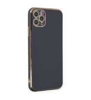 Apple iPhone 11 Pro Max Kılıf Volet Silikon - Siyah