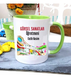 Görsel Sanatlar Öğretmenine Özel Öğretmenler Günü Hediyesi Kişiye Özel Kupa Bard