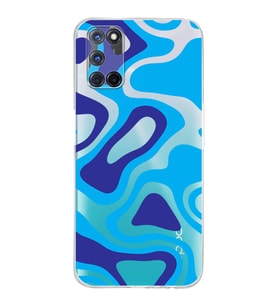 PrintiFy Oppo A92 Uyumlu Kamera Korumalı Renkli Desen Tasarımlı Şeffaf Silikon Kılıf