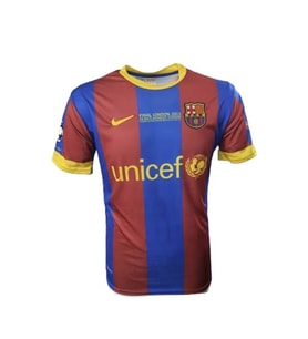 Barcelona B01570 Messi Çocuk 2011-2012 Sampiyonlar Ligi Nostalji futbol Forması RETRO - Mavi