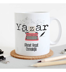 Yazarlara Hediye Kupa Bardak