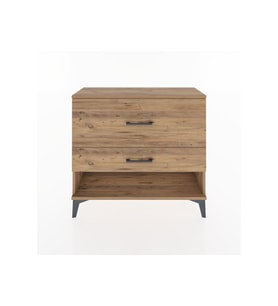 Arges Şifonyer 2 Çekmeceli 88x30x80 Çam-Çam