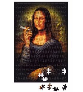 Mona Lisa Cigarette Puzzle 240 Parça Yapboz