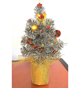 Atelier Exquisite Yılbaşı Ağacı Lux Gold Süslemeli