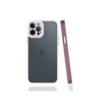 Apple iPhone 12 Pro Max Uyumlu Kılıf Zore Mima Kapak (Mürdüm)