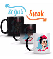 Frida Kahlo 03 Sihirli Kupa Bardak Porselen