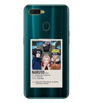 Oppo A5S/AX7/A12 Uyumlu Naruto Anime Desenli Şeffaf Telefon Kılıfı