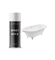 Beyaz Küvet Sprey Boyası Suya Dayanıklı 400 Ml.